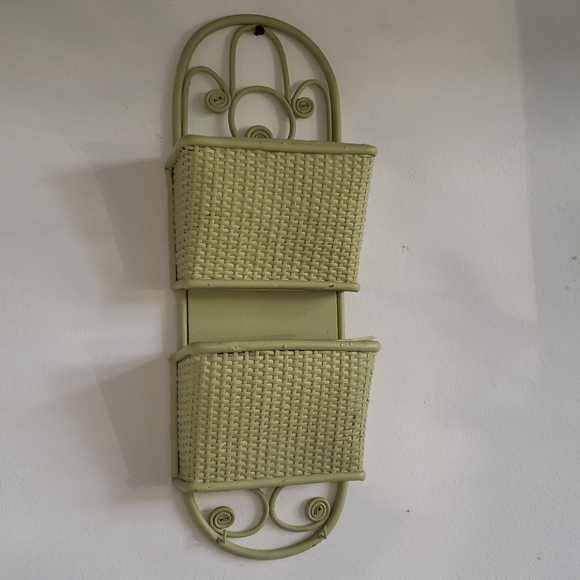 Vintage Wall Hung Mail Caddie/Key Hook